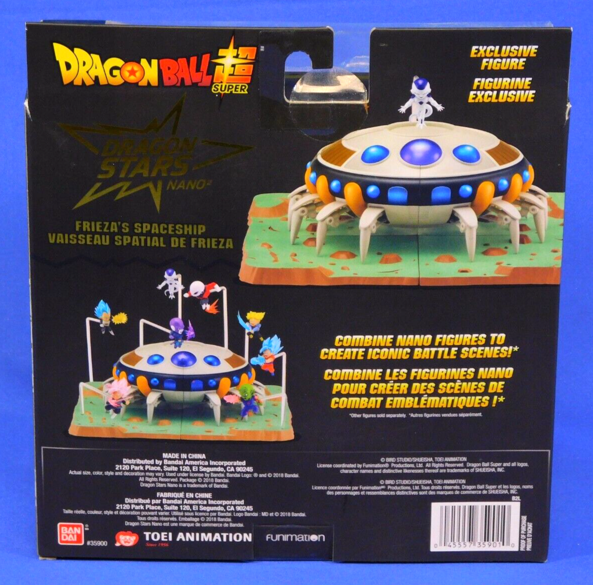 DRAGON STARS NANO FRIEZA'S SPECESHIP W/EXCLUSIVE FIGURE BANDAI