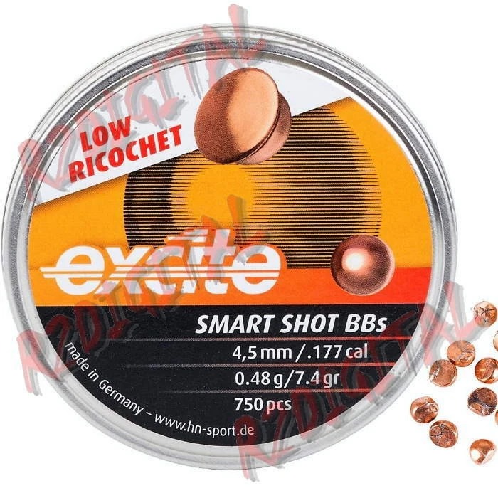 PALLINI H&N HN-EXSHbbs PALLINO EXCITE SMART SHOT BBs 750Pz CAL 4.5 mm TONDI
