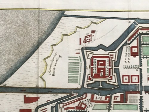 BATAVIA JAKARTA JAVA ISLAND 1746 NICOLAS BELLIN LARGE ANTIQUE PLAN 18TH CENTURY - Picture 5 of 10