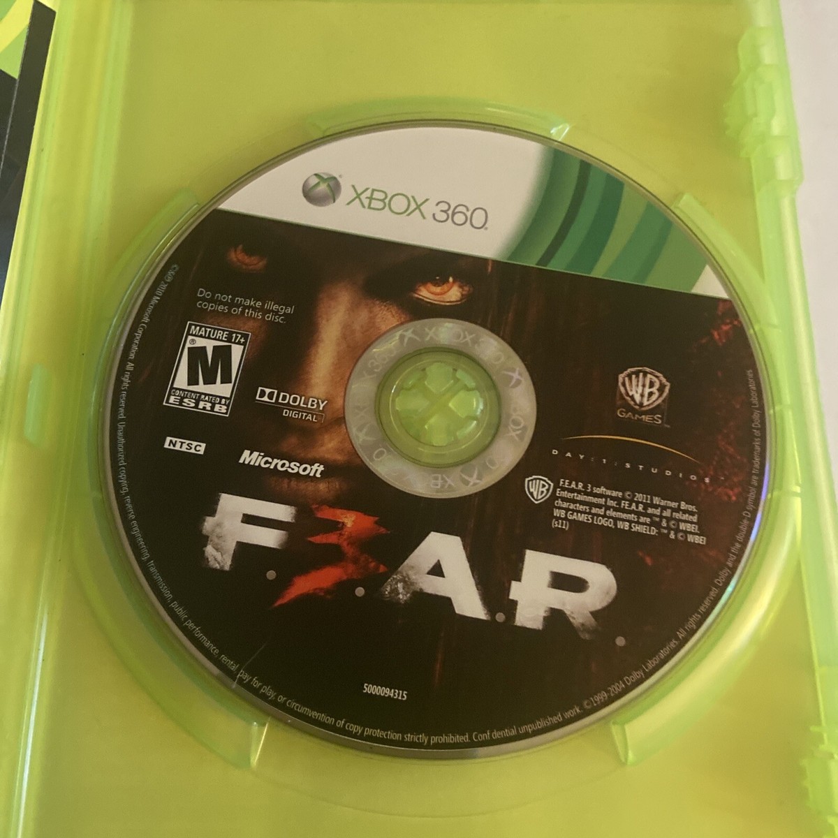 Xbox360 - xbox360★F.E.A.R. FIRST ENCOUNTER F.E.A.R.: First Encounter Assault Recon (Microsoft Xbox 360