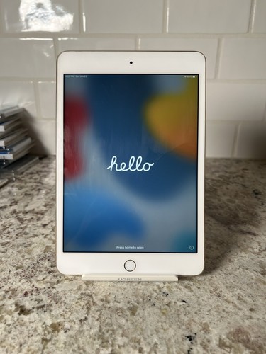 Apple iPad Mini 4, 64GB, Gold, A1538, FMI ON FOR PARTS
