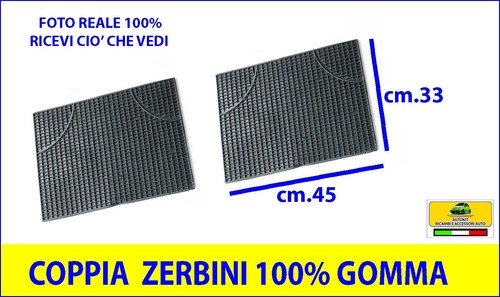 PRO.Tec] Tappeto Gomma A Strisce - Antiscivolo - 5 X 1m - Nero