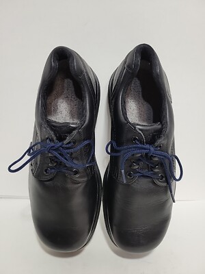 Red Wing 6618 Black Leather Steel Toe Oil Resist Shoes Men\'s Size 12- Work Shoes New Red Wing 6618-1 Black Steel Toe Safety Oxford Oil  main image 2