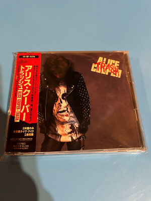 ALICE COOPER TRASH JAPAN EDITION RELEASE AUTHENTIC CD 25-8P-5278 w