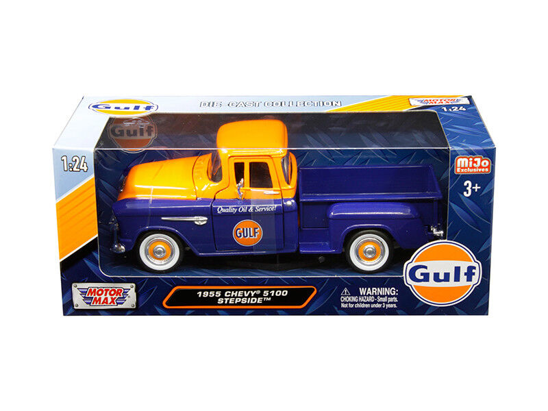 1 24 MOTORMAX 1955 Chevrolet 5100 Stepside Sales of SALE items from new works Diecast O Gulf Racing Jacksonville Mall
