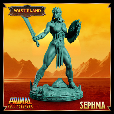 Gladiator Sephma Dark Sun Miniature Gladiator Fantasy Miniature DnD Tabletop RPG