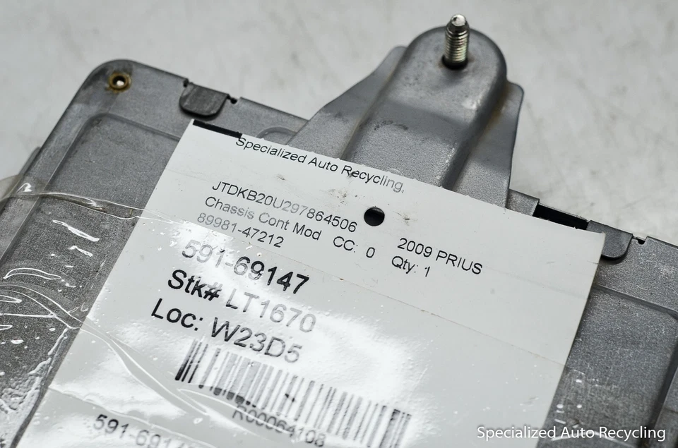2007-2009 TOYOTA PRIUS MOTOR MÓDULO DE COMPUTADOR 89981-47212 FABRICANTE DE EQUIPAMENTO ORIGINAL - Imagem 4 de 4