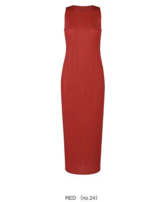 PLEATS PLEASE ISSEY MIYAKE Dress Red 2 New | eBay