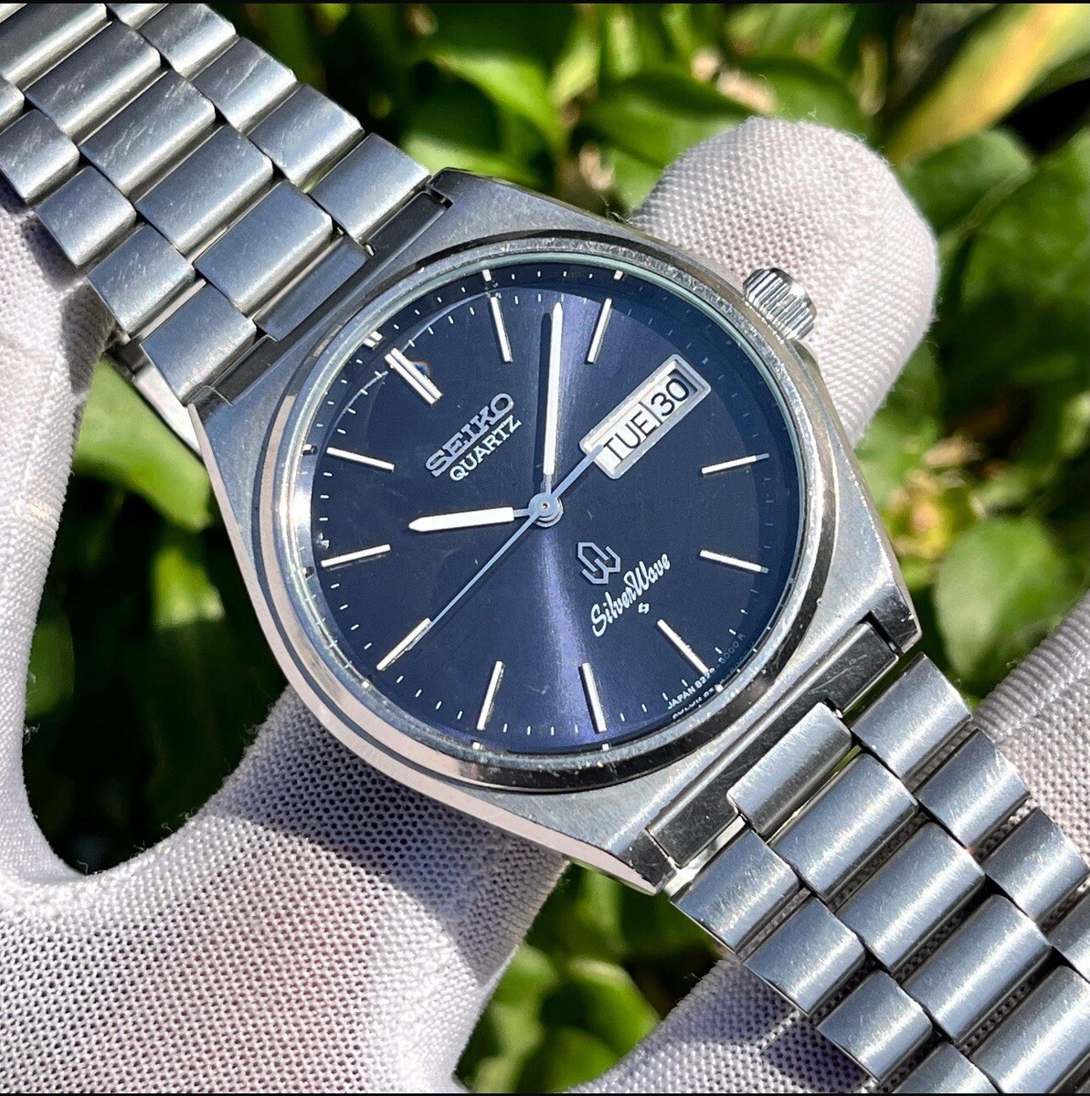 時計 SEIKO SILVER WAVE 8229-6030 VINTAGE SEIKO Silver Wave 8229-6030 Men's Quartz Watch Vintage Rare
