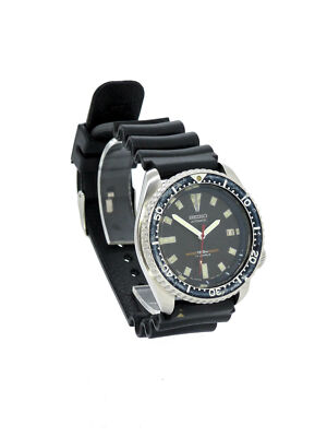 Seiko Diver wrist watch 150 m day date steel 1981