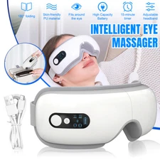 Eye Mask Massager with Heat 6 Modes for Relax, Migraine Relief, Reduce Strain