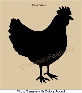 Details About New Chicken Stencilbigger Size Hen Poultry Egg Coop Diy Upick Upaint Up To 12