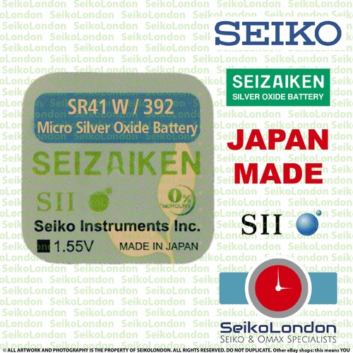 SEIZAIKEN SEIKO Silver Oxide Watch Battery ALL SIZES FREE First Class Post FAST! - Picture 184 of 229