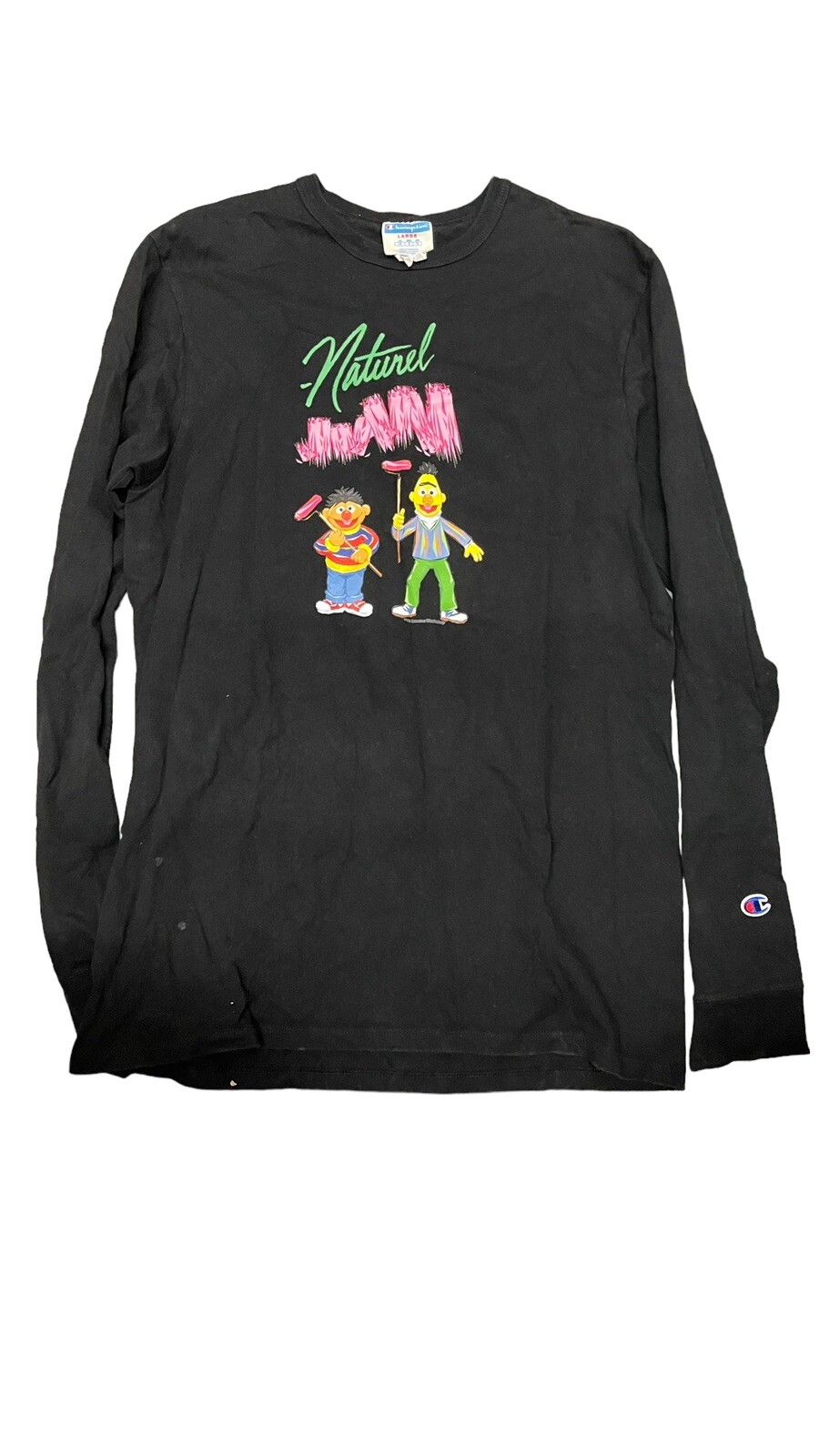 Champion X Sesame Street Bert & Ernie Naturel Long Sl… Gem