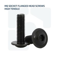 M6 X 16MM SOCKET FLANGE BUTTON HEAD SCREWS FLANGED ALLEN BOLTS HIGH TENSILE 10.9