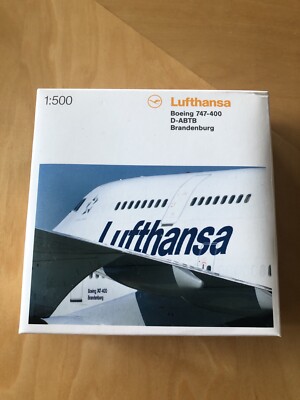 Herpa Lufthansa Modell Edition Boeing 747-400 1:500