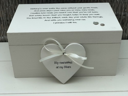 Personalised Memory Box Loved One ~ MUM ~ Or Any Name ~ Bereavement Loss - Picture 4 of 4