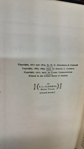 Mark Twain 6 Vol 1920s Collier Authorized Edition gr leather G+ 240827 - Picture 5 of 17
