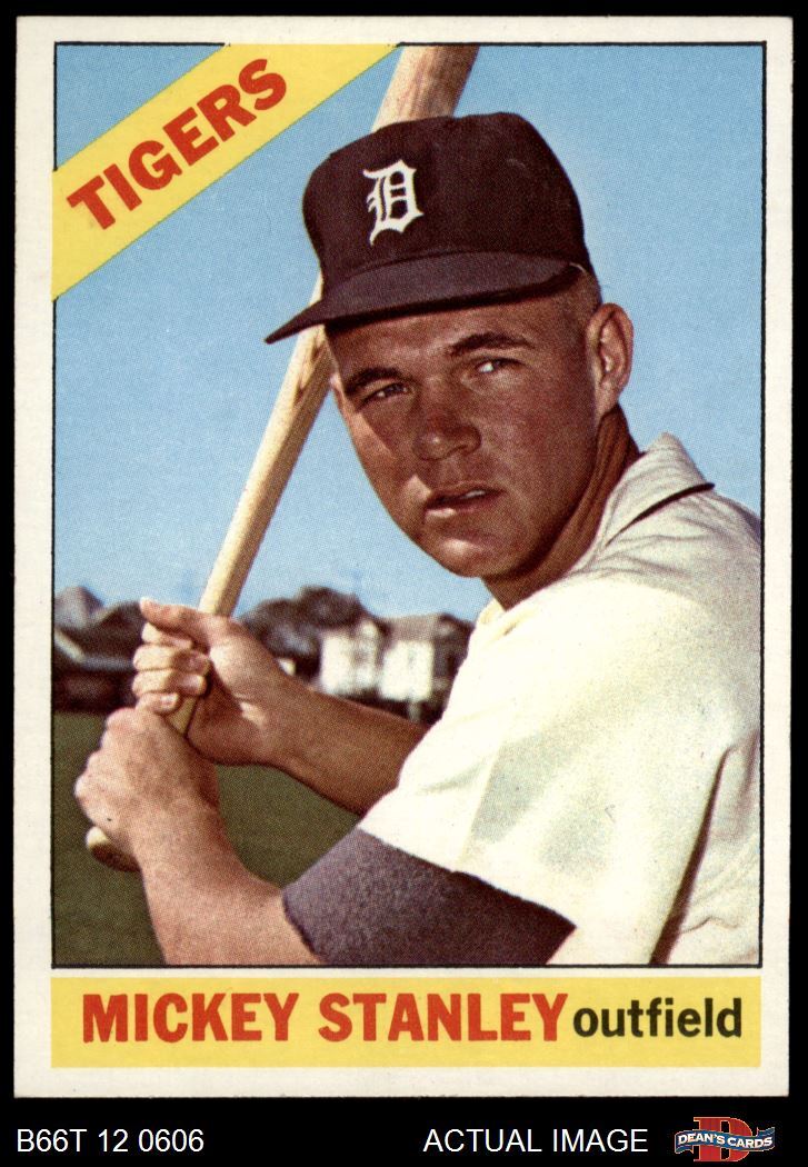 1966 Topps #198 Mickey Stanley Tigers RC 6 - EX/MT