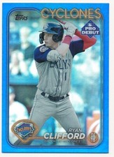 2024 Topps Pro Debut - Blue Foil #PD-91 Ryan Clifford 53/150 (RC)