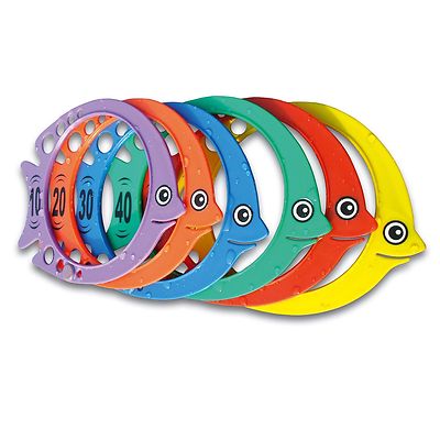 Neu Unterwasser Kinder Kinder Schwimmbad Tauchen Tauchen Fisch Ringe (Stöcke) UK