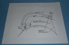 Vtg NASA Space Shuttle Mission Flight Diagram Liftoff to Orbit