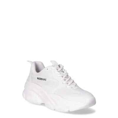 MADDEN NYC VARIOUS SIZES White Lace-Up Dad Sneakers W