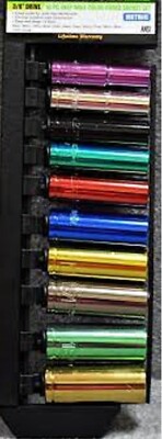 10 PC 3/8'' Drive Deep Wall Color Coded Metric  Socket Set Free US Ship Life Warr