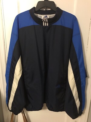 adidas Rare vintage performance windbreaker Pullover Jacket size large NWT