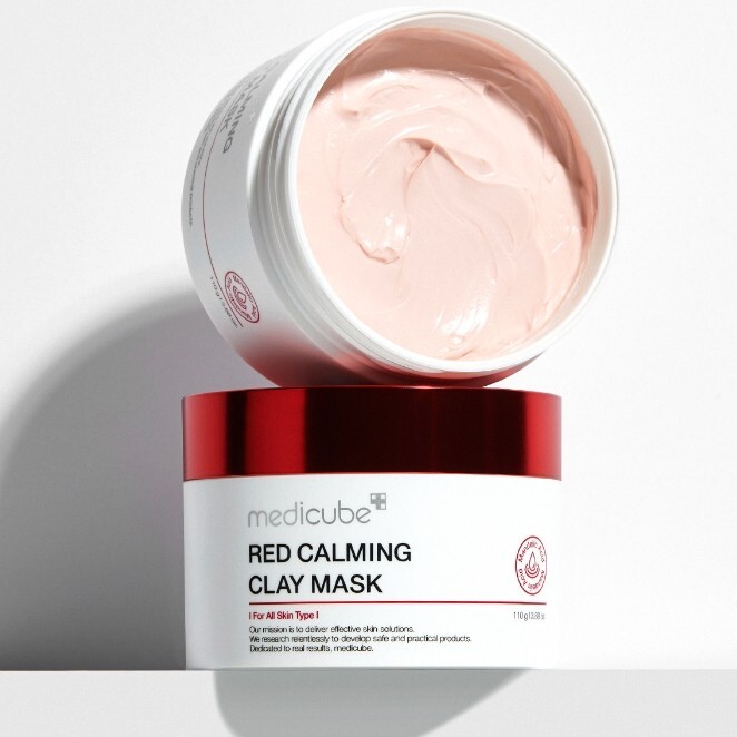 MEDICUBE Red Calming Clay Mask 110g Calming Mask Wash Off Mask