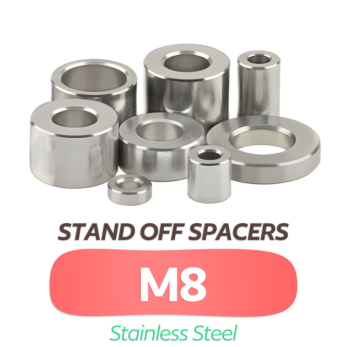 Collari Stand Off Inox Distanziali In Acciaio Inox M10 – Spessori Per Montaggio Senza Filettatura, Vari Spessori M 10x1 25 Collari Stand Off Inox Distanziali In Acciaio Inox M10 – Spessori Per Montaggio Senza Filettatura, Vari Spessori M 10x1 25