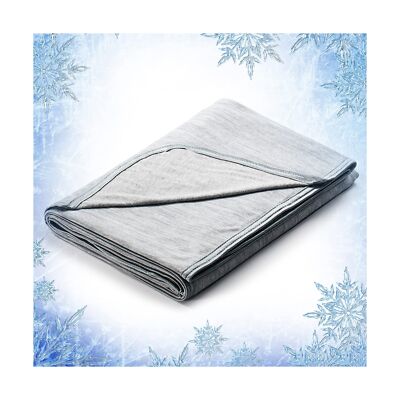 Elegear Revolutionary Queen Size Cooling Blanket Absorbs Body Heat to Keep Ad...