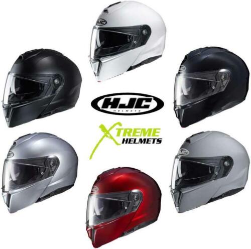 HJC i90 Helmet Solids Flip up Modular Inner Shield Glasses Pinlock Ready XS-5XL - Picture 1 of 11