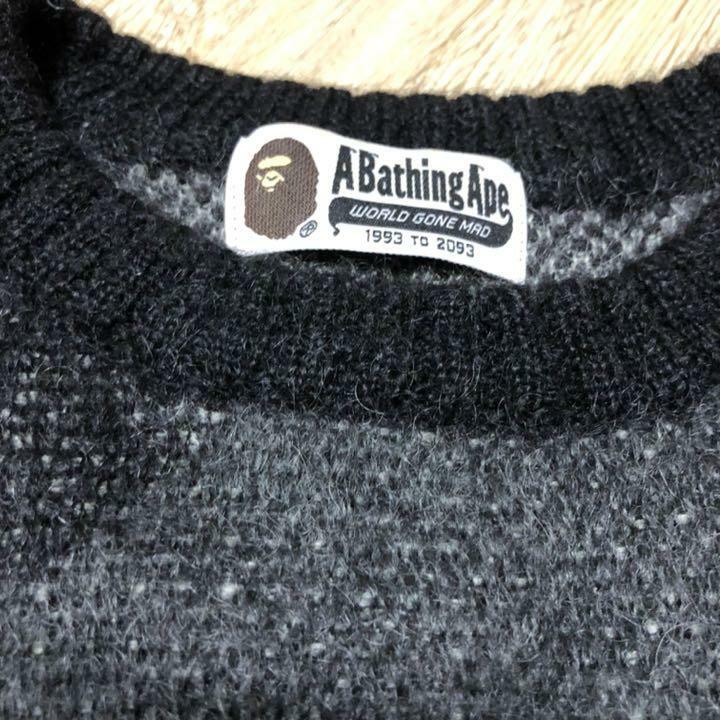 bape knit sweater
