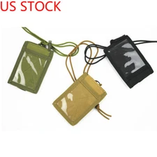 Molle outdoor ID Car Holder Organizer Bag Nylon Chest Hanging Molle Card Holder