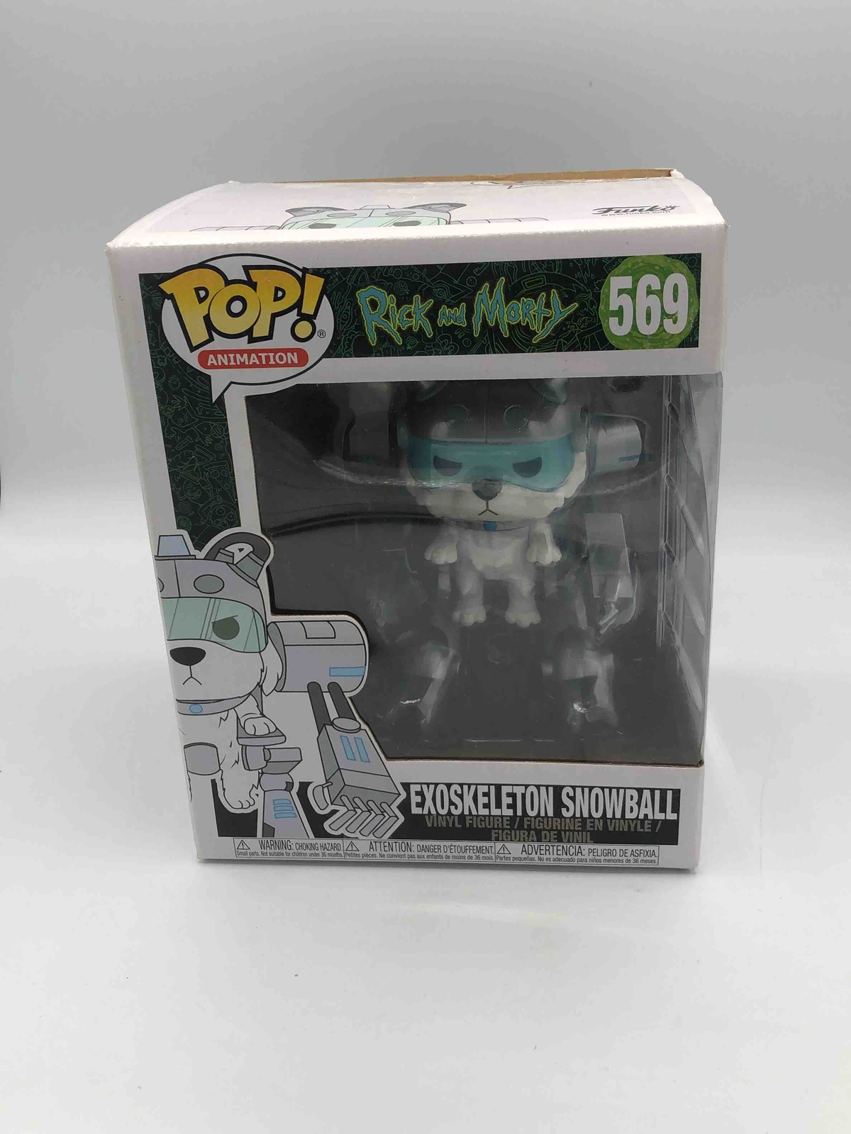 Funko Pop! Bola De Nieve Exoesqueleto De Animación Rick And Morty (Gran Tamaño) #569 Súper