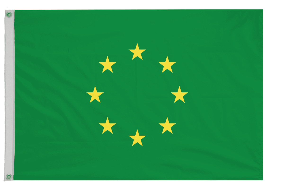Beni Flag with Eyelets - Handmade in the UK
