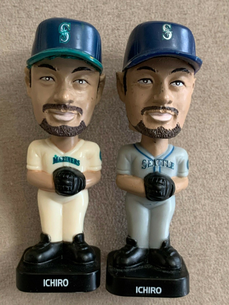 2002 & 2003 Post Cereal Mini Bobble Heads Ichiro Suzuki