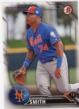 2016 Bowman Draft Prospect Rookie Dominic Smith #176 Braves
