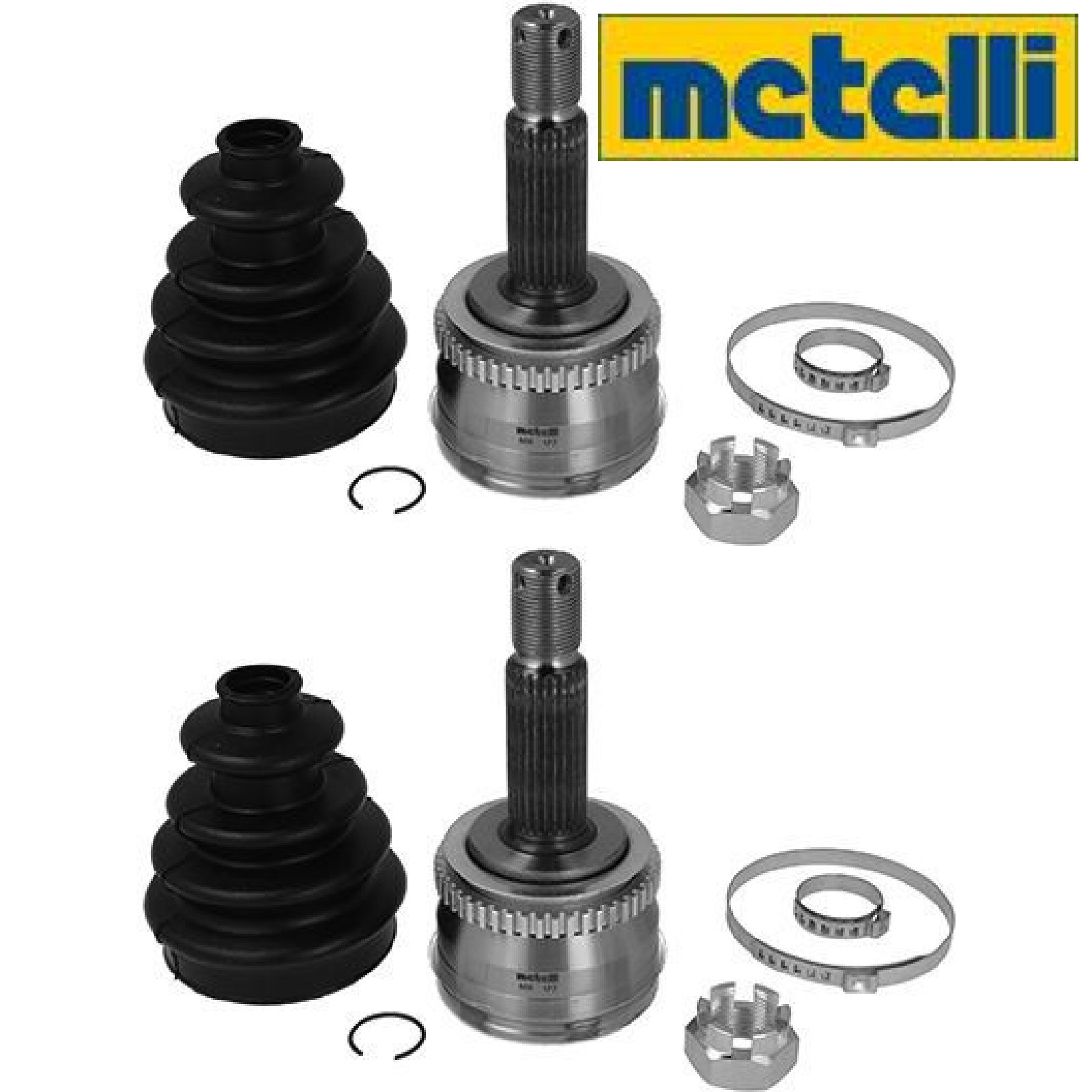 2x Gelenksatz für Antriebswelle metelli 15-1888 2 Gelenksätze Vorne für Kia