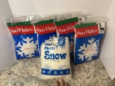 Lote De Nieve Artificial De Colección Copos De Sno Plástico Real Nieve Navidad Decoración Dep56