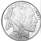 1 oz Silver Buffalo Round .999 Fine Silver Indian Head Design Bullion Coin