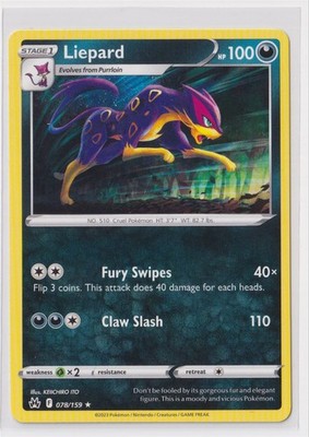 Sword and Shield- Crown Zenith 078/159 Liepard
