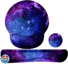 Lateefah Mouse Pad with Wrist Rest, 3-in-1 Gaming Mouse Pad, Keyboard Wrist R