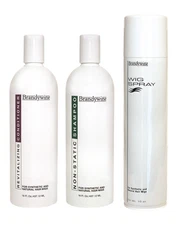 Brandywine 4 Piece Care Kit (16oz Shampoo & Conditioner, 10oz Spray and Comb)