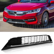 For 2016 2017 Honda Accord Front Bumper Lower Mesh Grille Grill W/ Chrome Trim