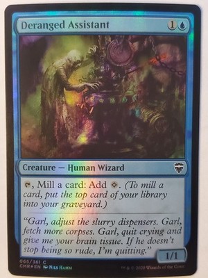 1x Deranged Assistant Commander Legends Foil - NM Condition