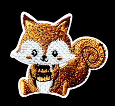 Animals Iron on Patches, Embroidered 2 3/4 x 2 3/8 inch