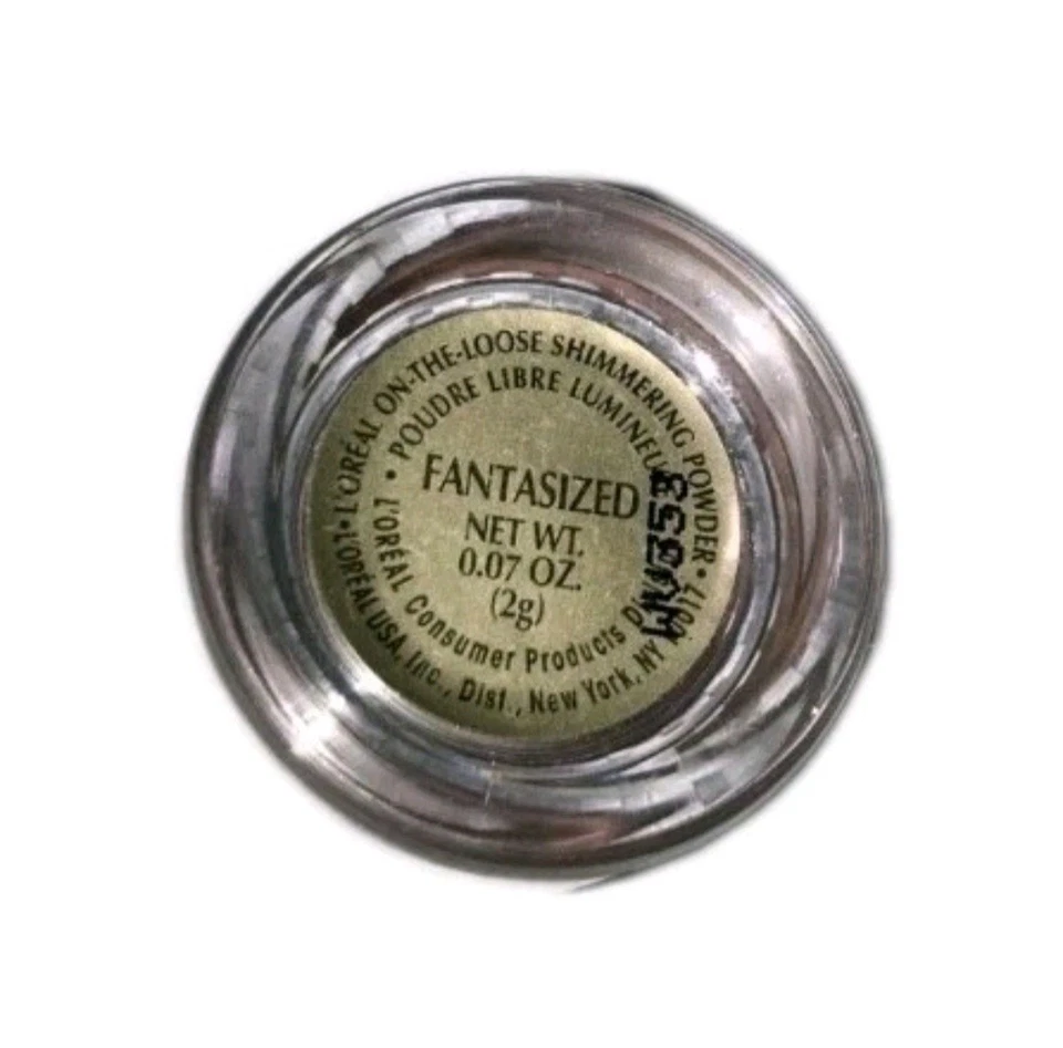 Loreal On The Loose Shimmering Powder Fantasized (True Pink) - Discontinued HTF - Image 2 of 2
