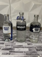 Absolut Vodka 3x Limited Edition 700ml und 750ml Limited Edition